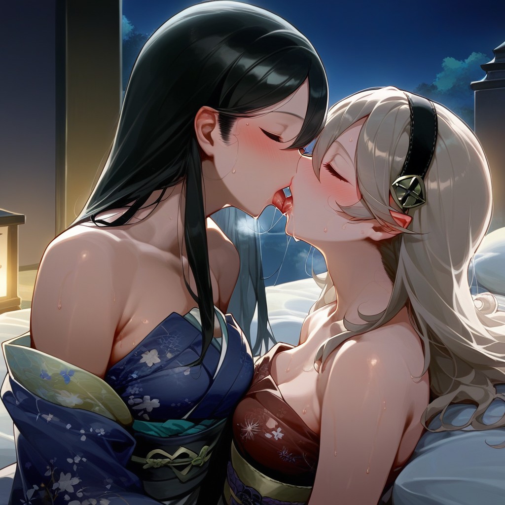 Shy, On Bed, Large Eyes Hentai AI Porn
