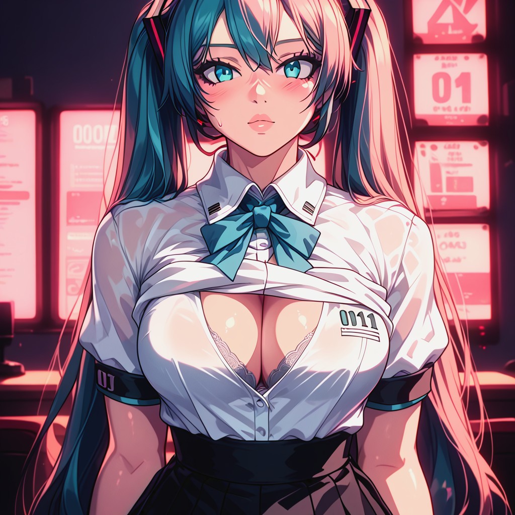 Volumetric Lighting, Skinny, Amazing Quality Hentai AI Porn