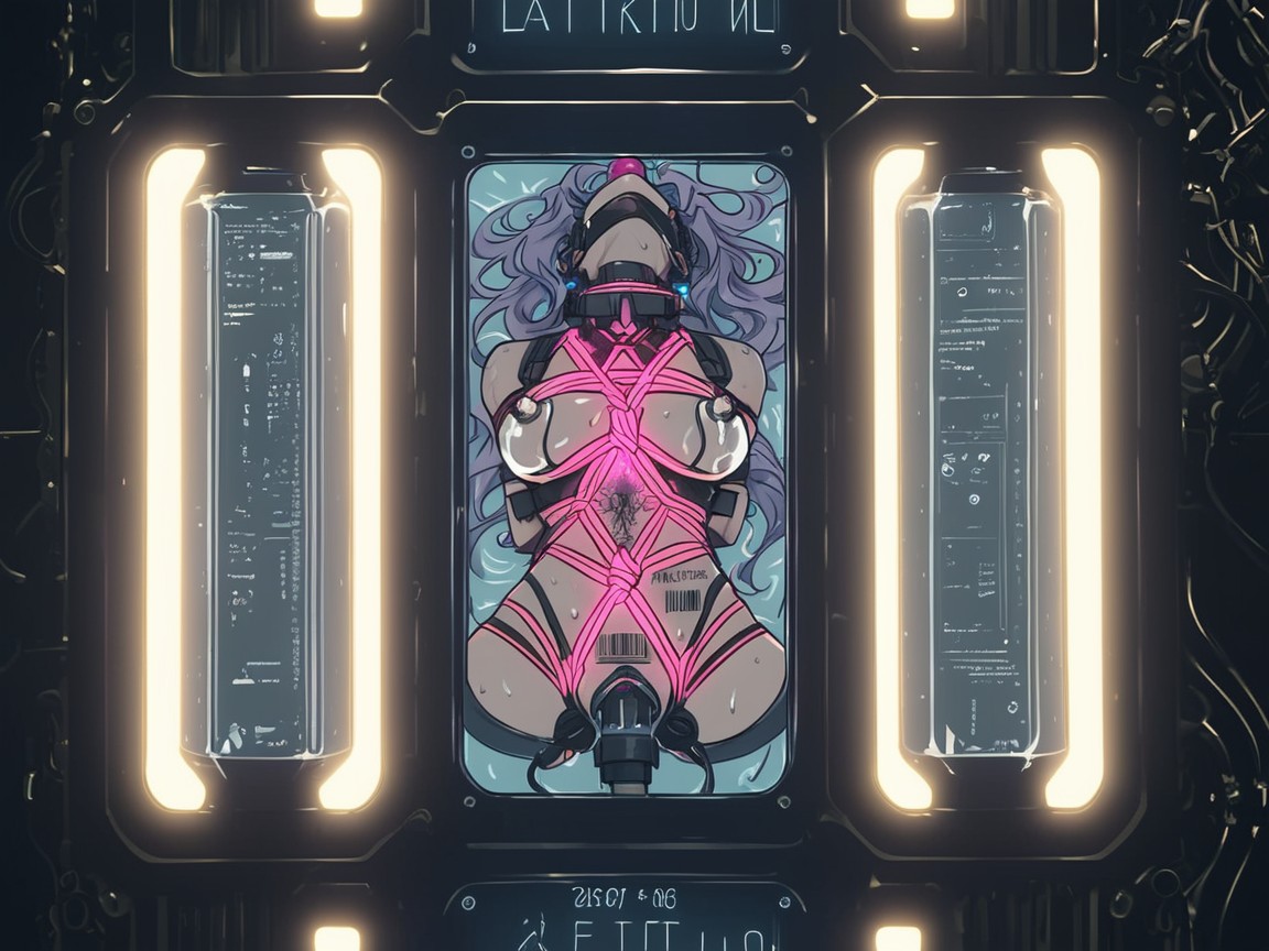 Overall Detail, Transparent Funnel Tube, Cosmic Ropes AI Porn