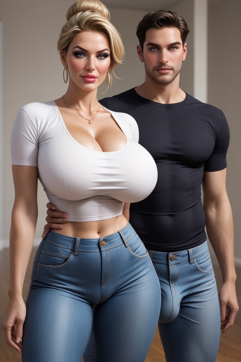 Anatomically Correct Milf, Bimbo, Snatched Waist AI Porn