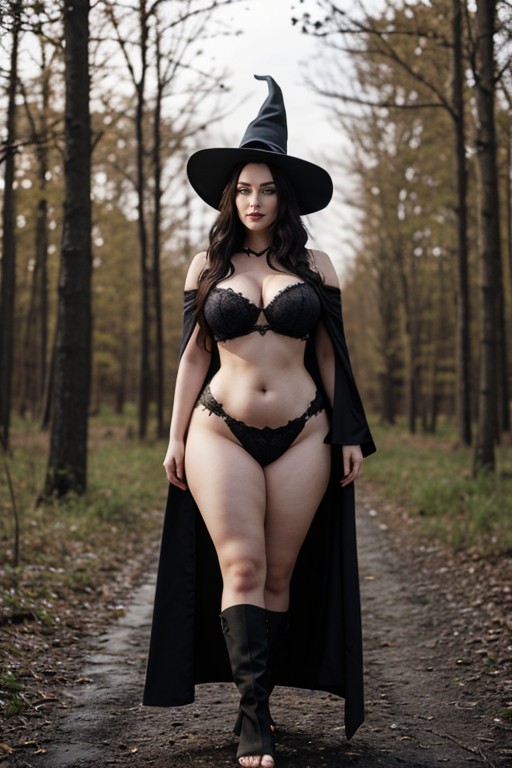 Thick Legs, Full Body, Sharp Jawline AI Porn