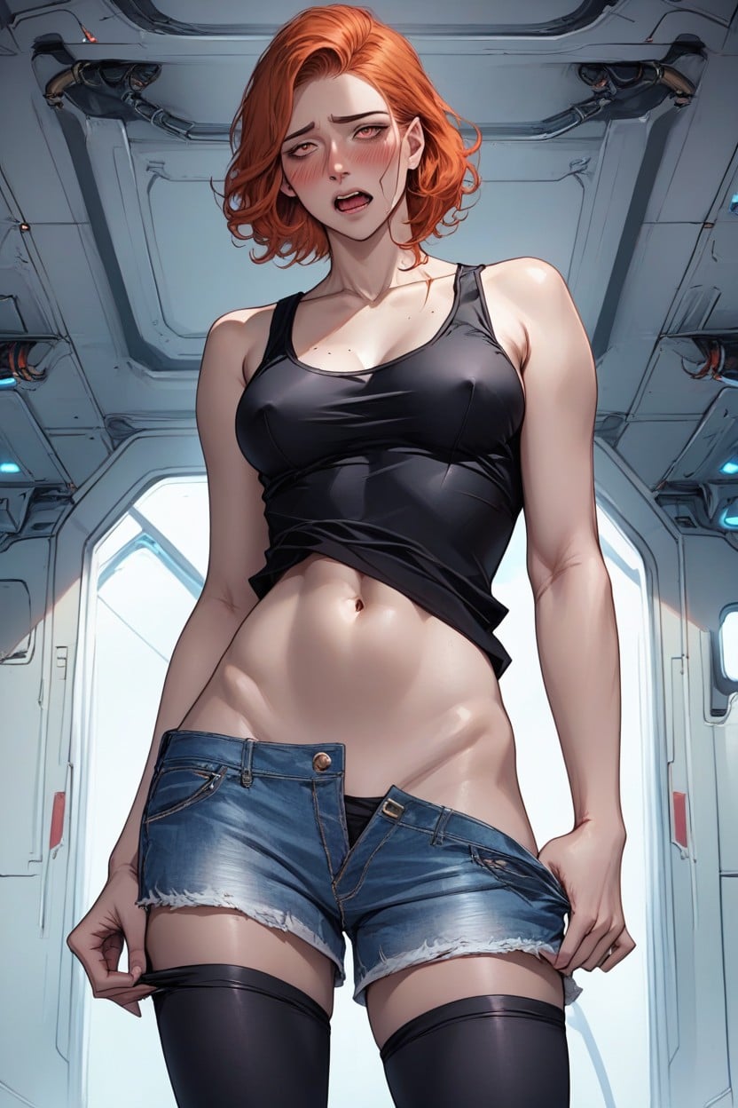 Skinny, Hyperrealistic, Naked Legs Hentai AI Porn