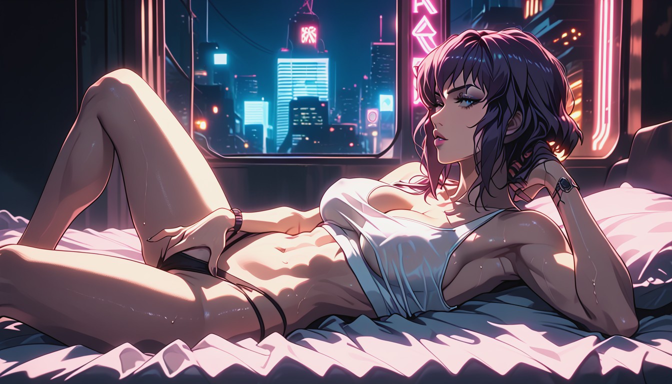 Cleavage, Night, Snatched Waist Hentai AI Porn
