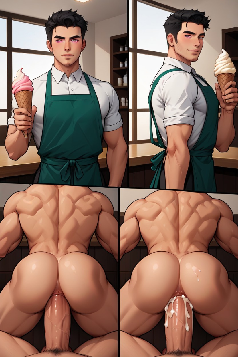 Absurd Res, Ultra High Resolution, Hands On Ass AI Gay Porn