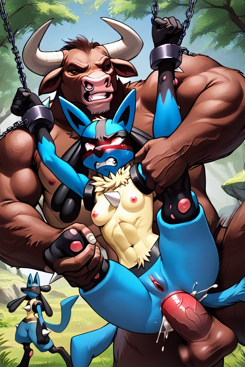 Giant Play, Shoked, Angry Furry AI Porn