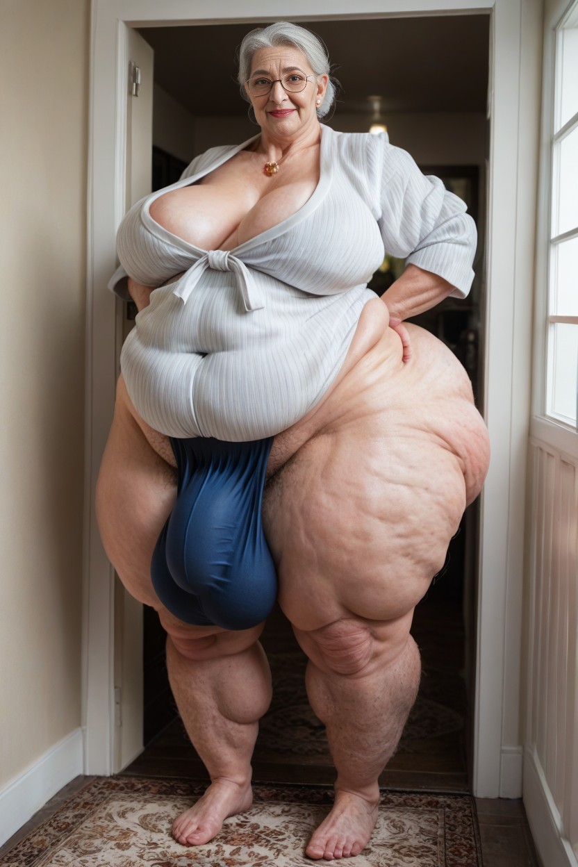 Futanari, Cellulite Thighs, Big Belly AI Porn