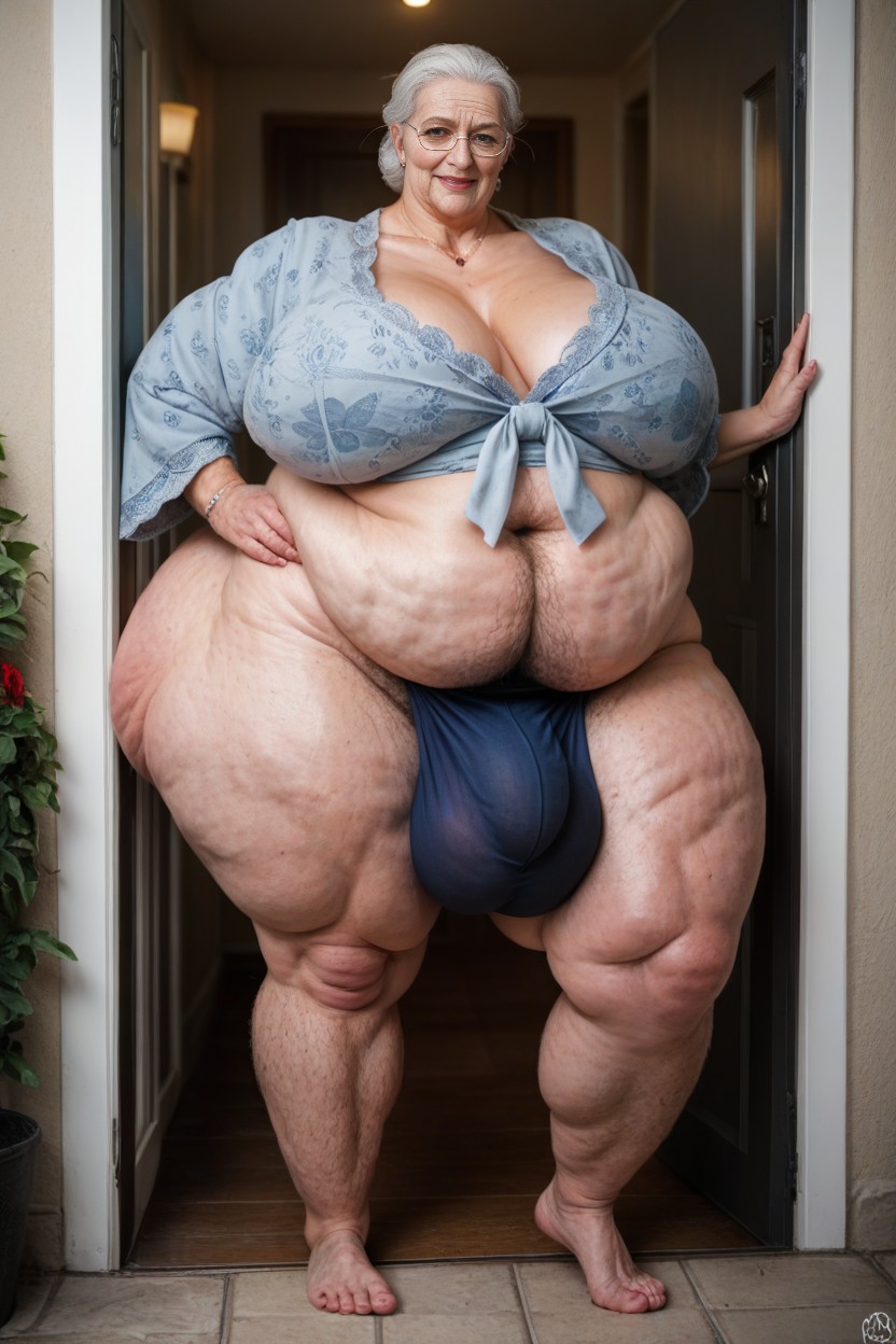 Cellulite Legs, Ssbbw, Outdoors AI Porn