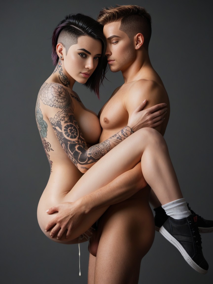Creampie, Tattoo, Small Ass AI Porn