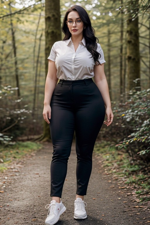 Big Thighs, Sharp Jawline, Looking At Viewer AI Porn