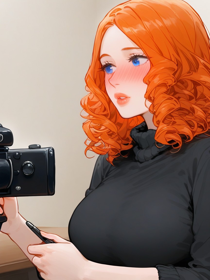 Character Oc Nox, Gigantic Sagging Natural Breasts, Embarrassed Hentai AI Porn