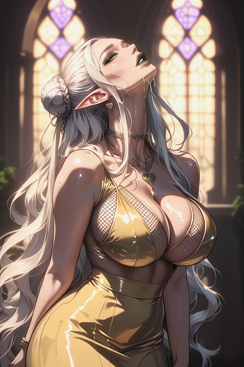Ultra Detailed, Massive Breasts, Very Beautiful Hentai AI Porn