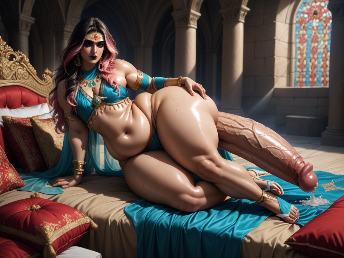 Morbidly Obese, Piel Grasa, Dancer Sandals Porno gay IA