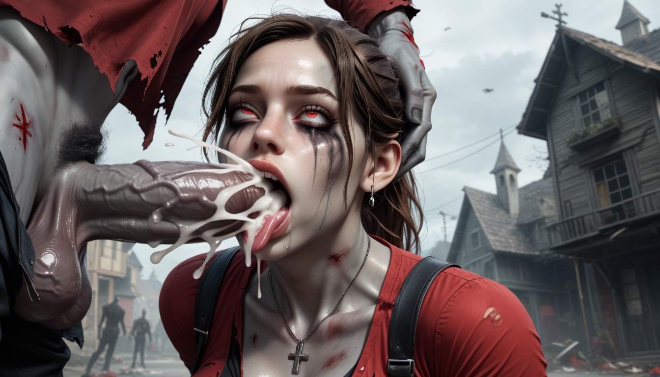 Veiny Tits, 18+, Gray Skin Zombie AI Porn