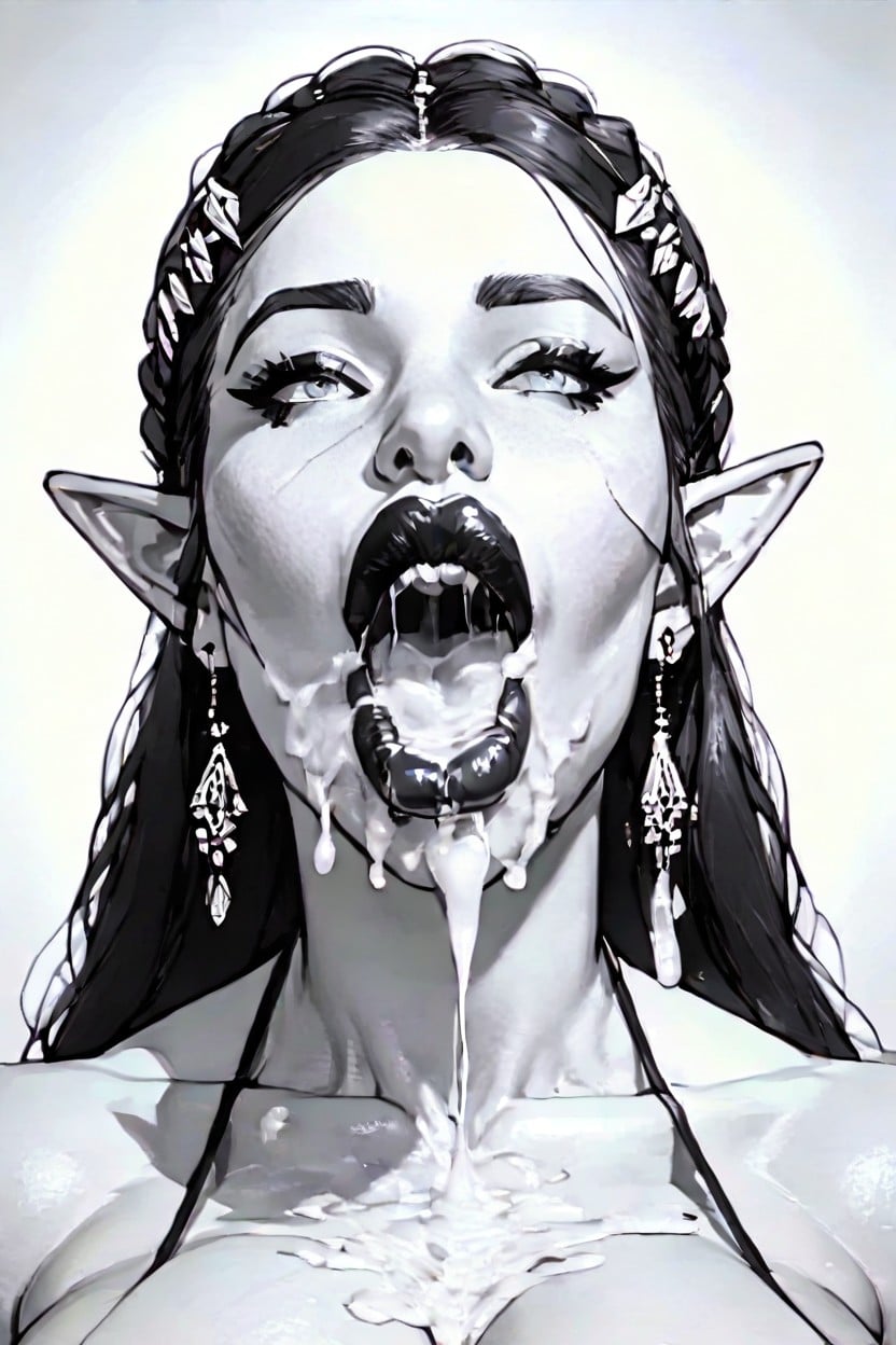 Zelda, Lips, Detailed Face AI Porn