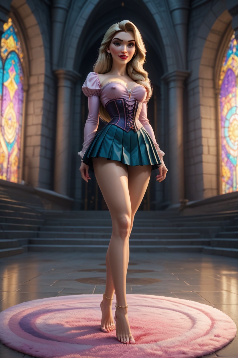 Ultra Detailed, Model Body, Small Breasts AI Porn