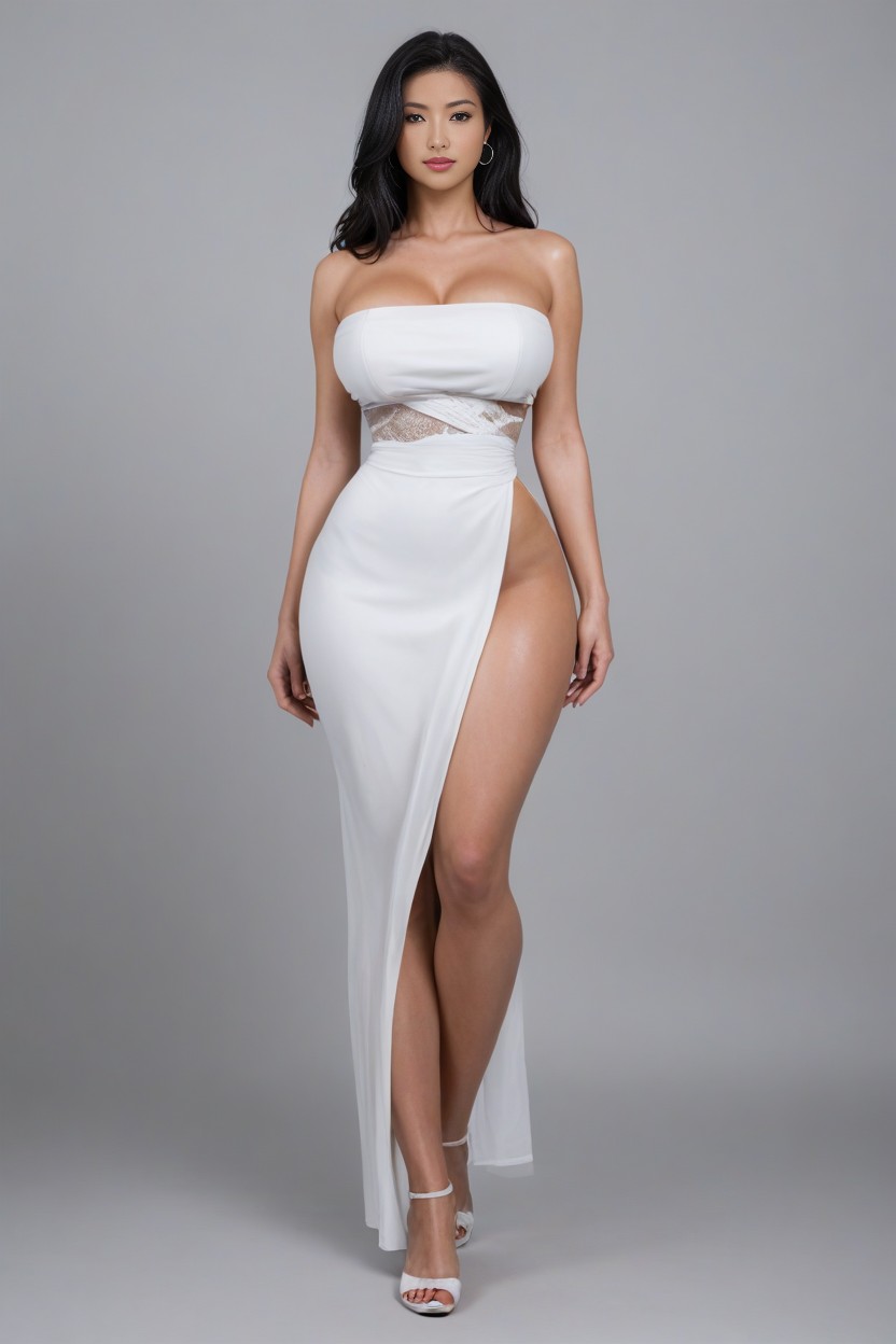 Wide Hips, Model, Perfect Anatomic Body AI Porn