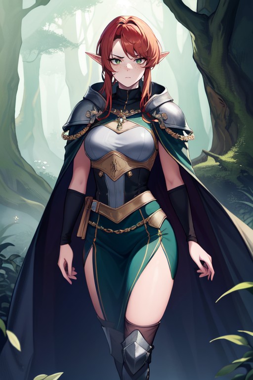Cape, Cape, Gracile Body Hentai AI Porn