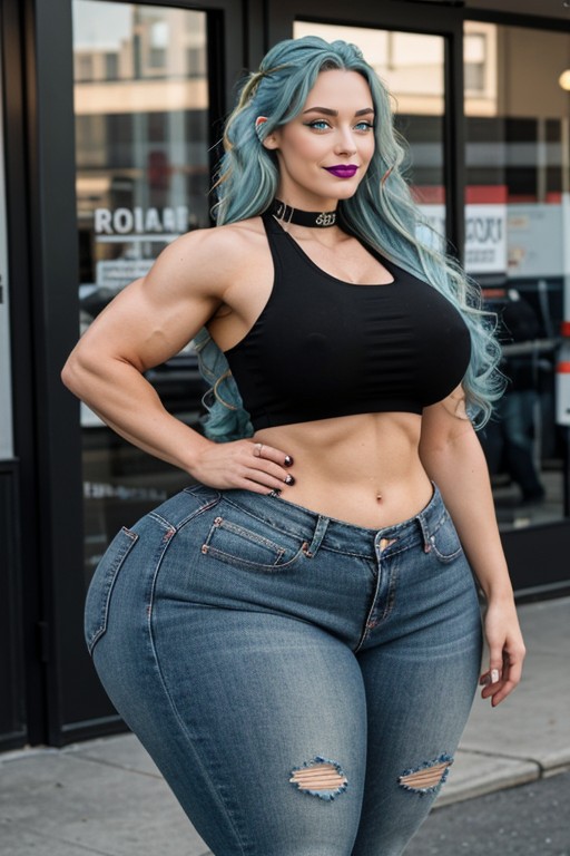 Mall, Extremely Tall, Front View AI Porn