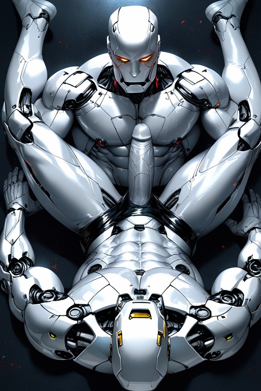 Futuristic, Large Feet, Abs AI Gay Porn
