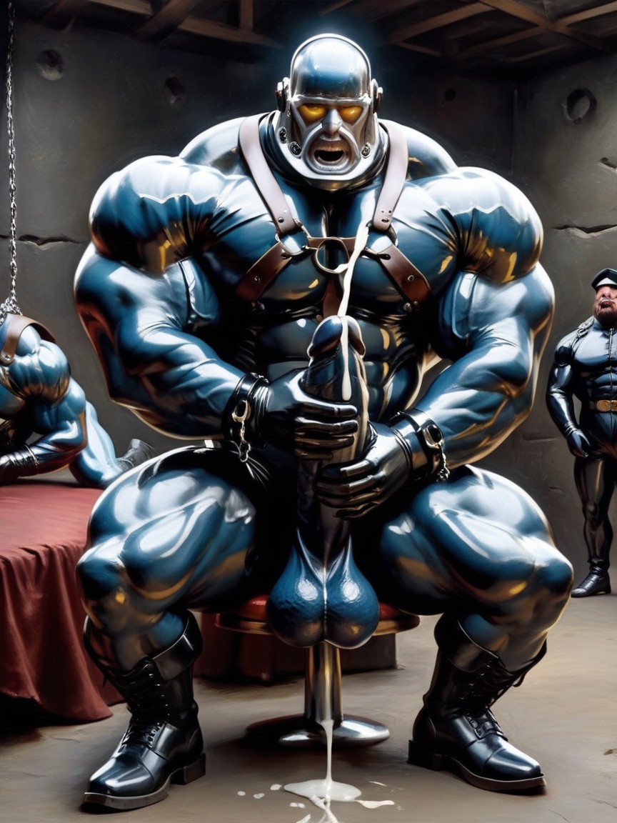 Domination, Massive Male Bodybuilders, Cocks AI Gay Porn