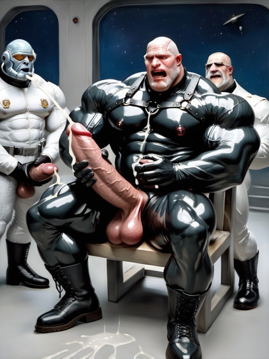Domination, Bound To Benches, Cocks AI Gay Porn