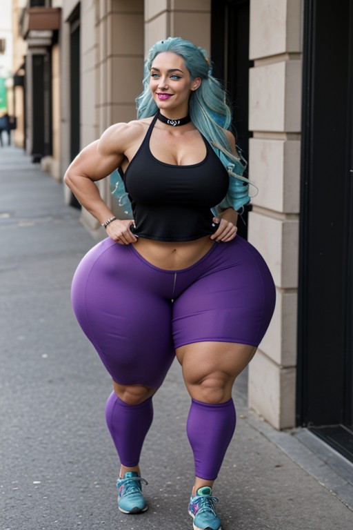 Extremely Steroid Muscular, Muscular Streroid Abs, Ripped Jeans Pants AI Porn