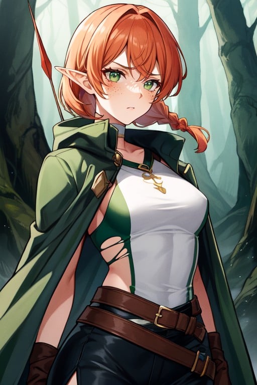 18+, Toned Body, Ripped Green Shirt Hentai AI Porn