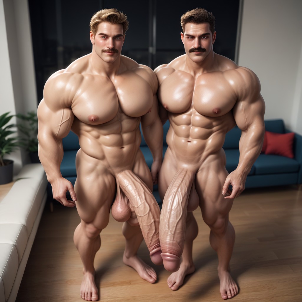 Big And Thick, Top Down, Meaty Dick AI Gay Porn