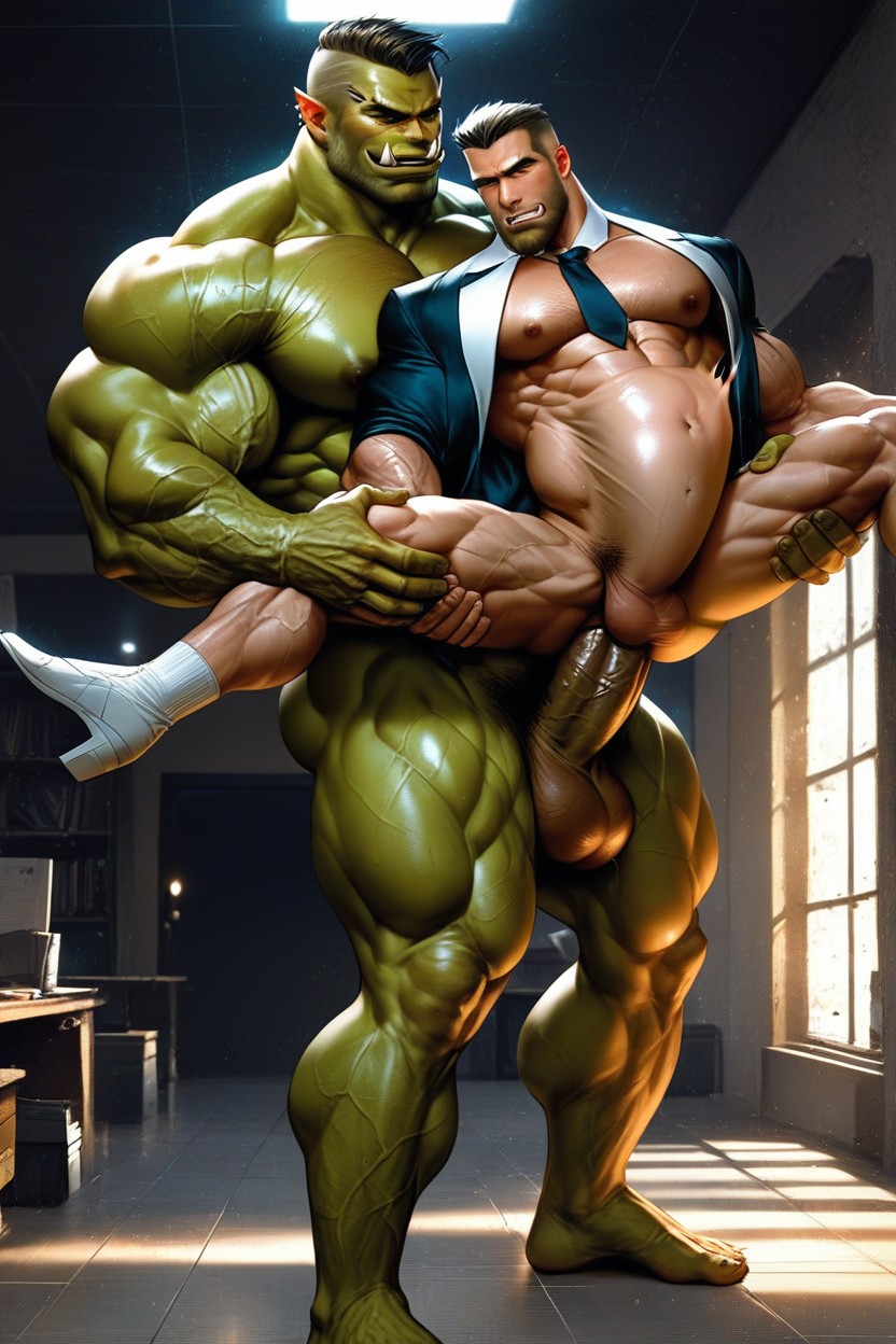 Carrying Partner, Carry Sex, Stand And Carry Position AI Gay Porn