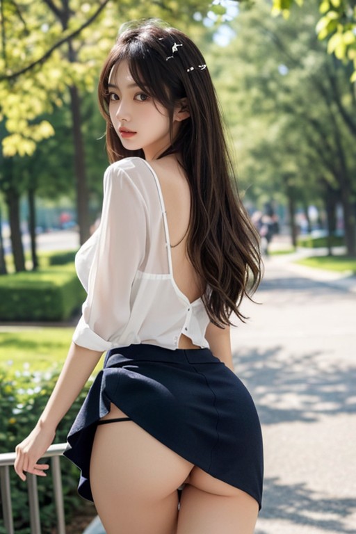 Dynamic Posing, Ultra Detailed, Pleasured Face Asian AI Porn