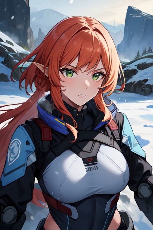 Close Up, Lean Musculature, Climbing Harness Hentai AI Porn