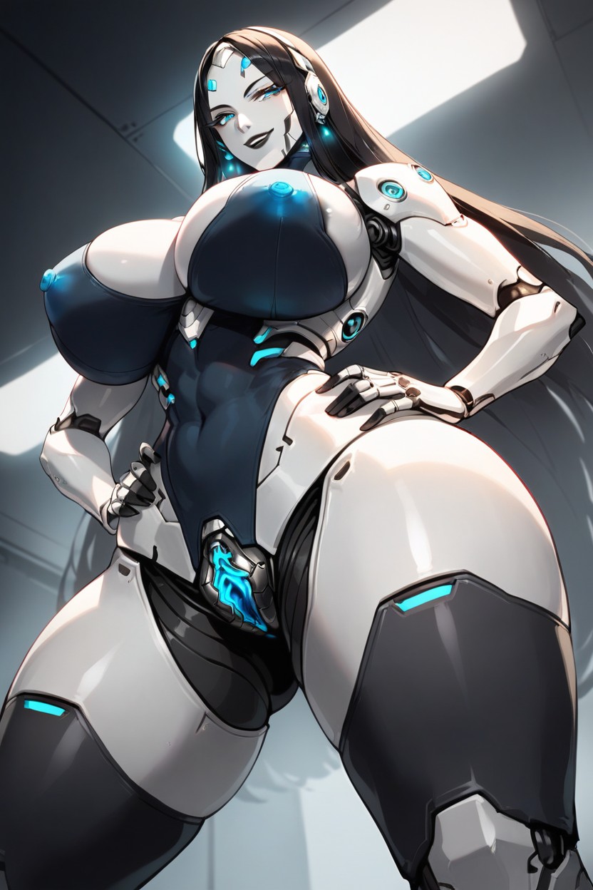Spaceship, Looking At Viewer, Hourglass Figure Hentai AI Porn