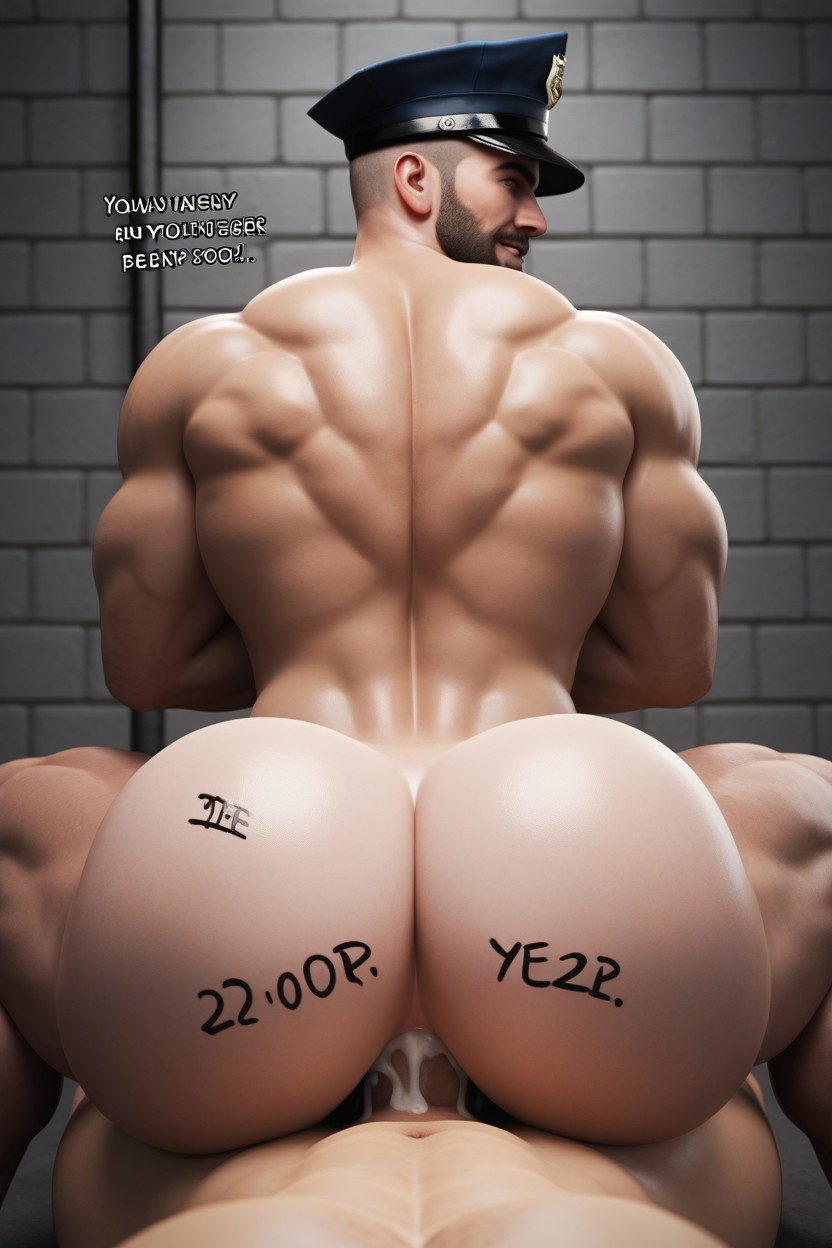 Dominant Bottom, Bottom Interrogating Top, Dick In Ass AI Gay Porn