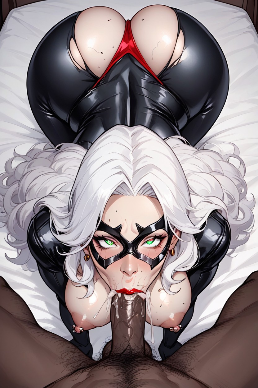 Fit Figure, Red Lipstick, Interracial Hentai AI Porn