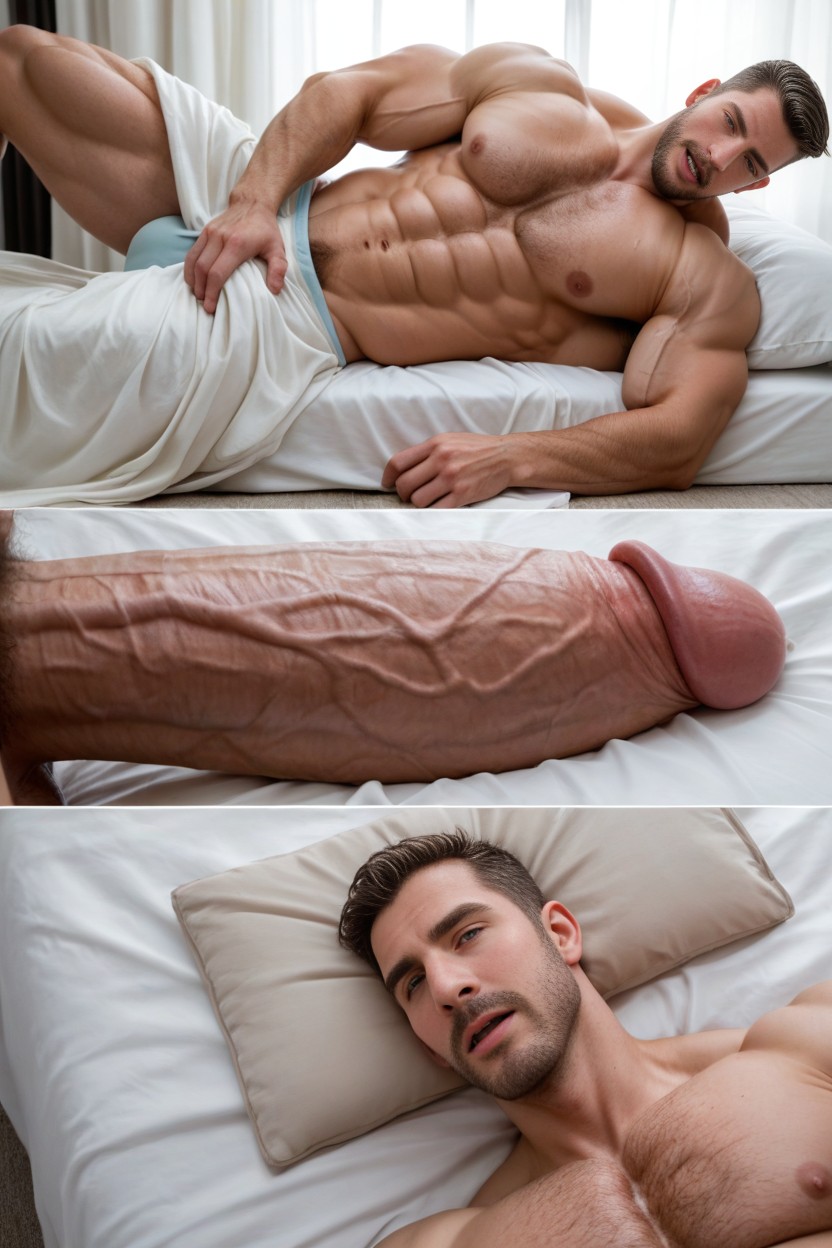 Multiple Views, Huge Nipples, Flex AI Gay Porn
