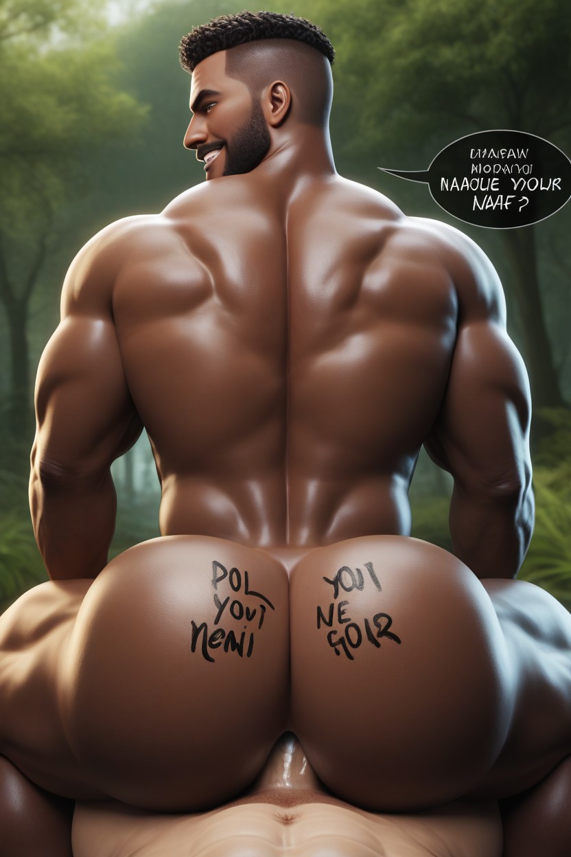 Fucking, Tribal Wear, African Bottom Riding White Tops Dick AI Gay Porn