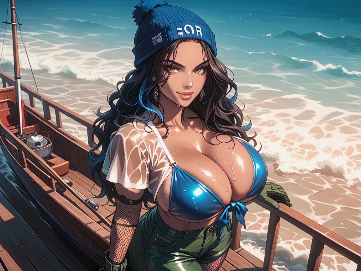 Thick Lips, Natural Breasts, Thick Hentai AI Porn