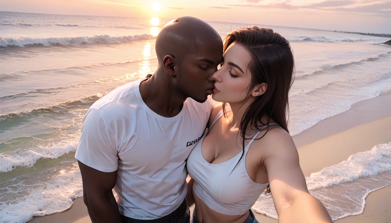 Leggings, Squeezing Breasts, He Is Touching Her Breasts And Pussy Hentai AI Porn