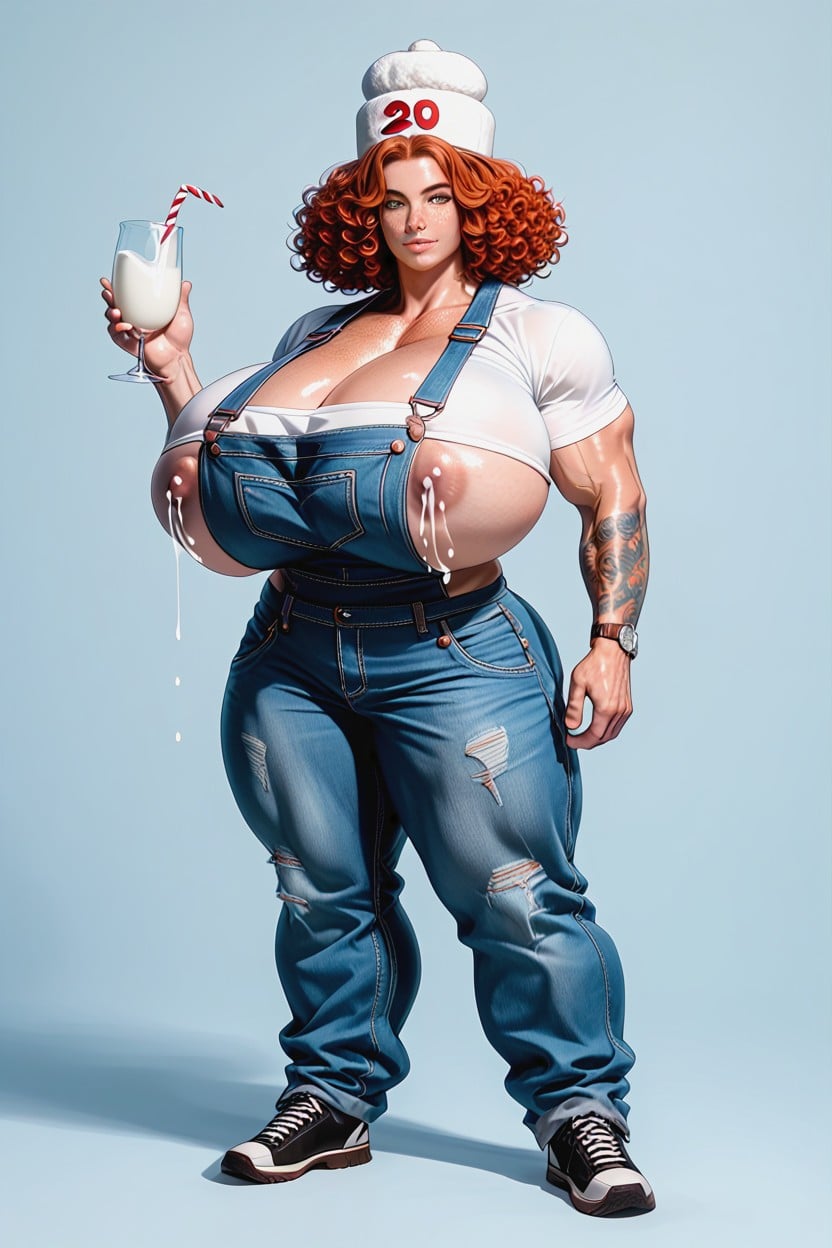 Thick, Curly, Tattoo AI Gay Porn