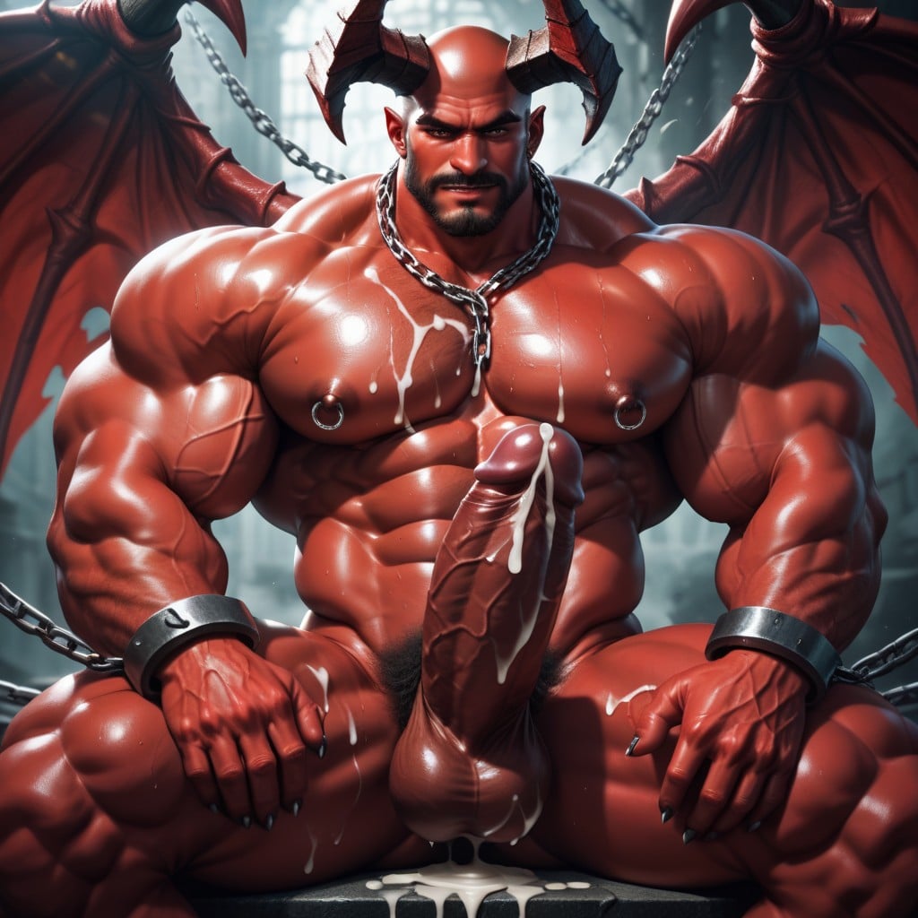 Bearded, Masculine, Wings AI Gay Porn