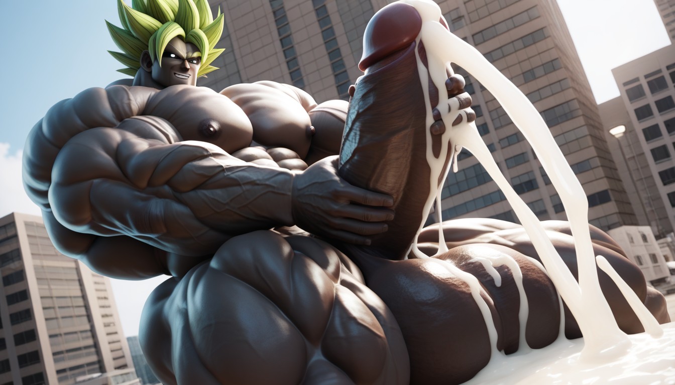 White Eyes, Naked, Giant AI Gay Porn