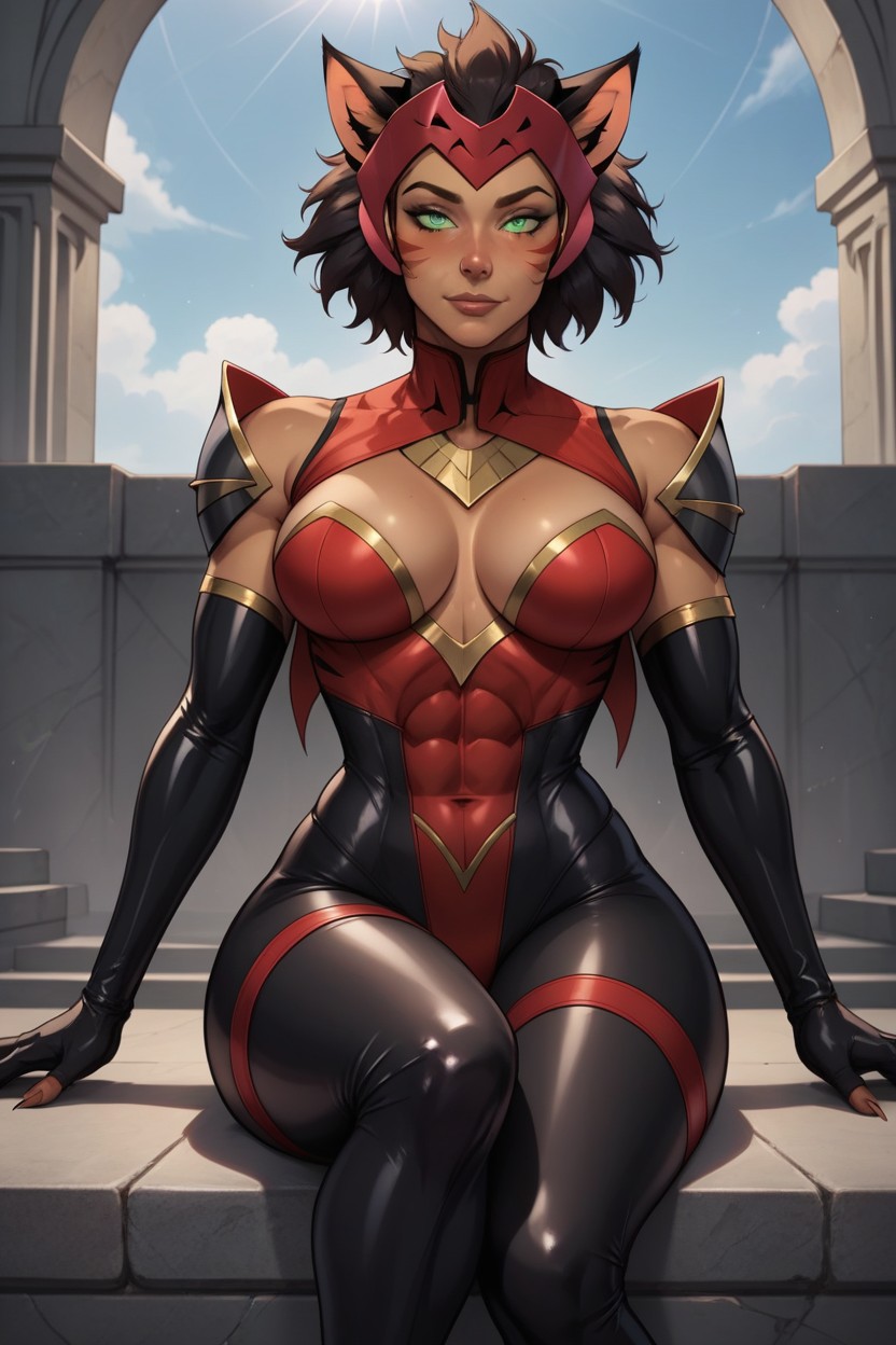 18+, Fit, Green Eyes Hentai AI Porn