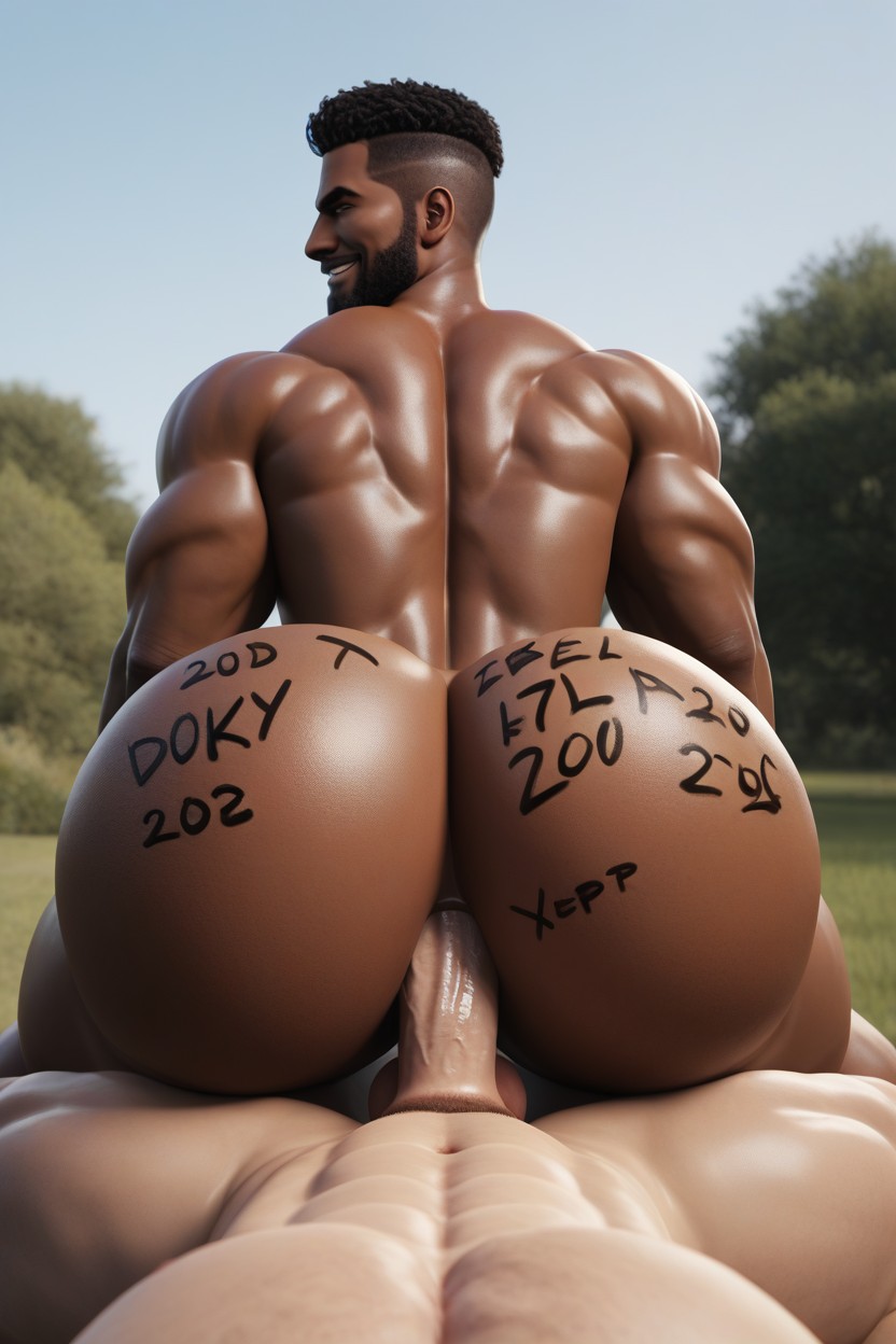 Top Is Tied Down, Hole Milks Dicks Like A Machine, Text Bubbles AI Gay Porn