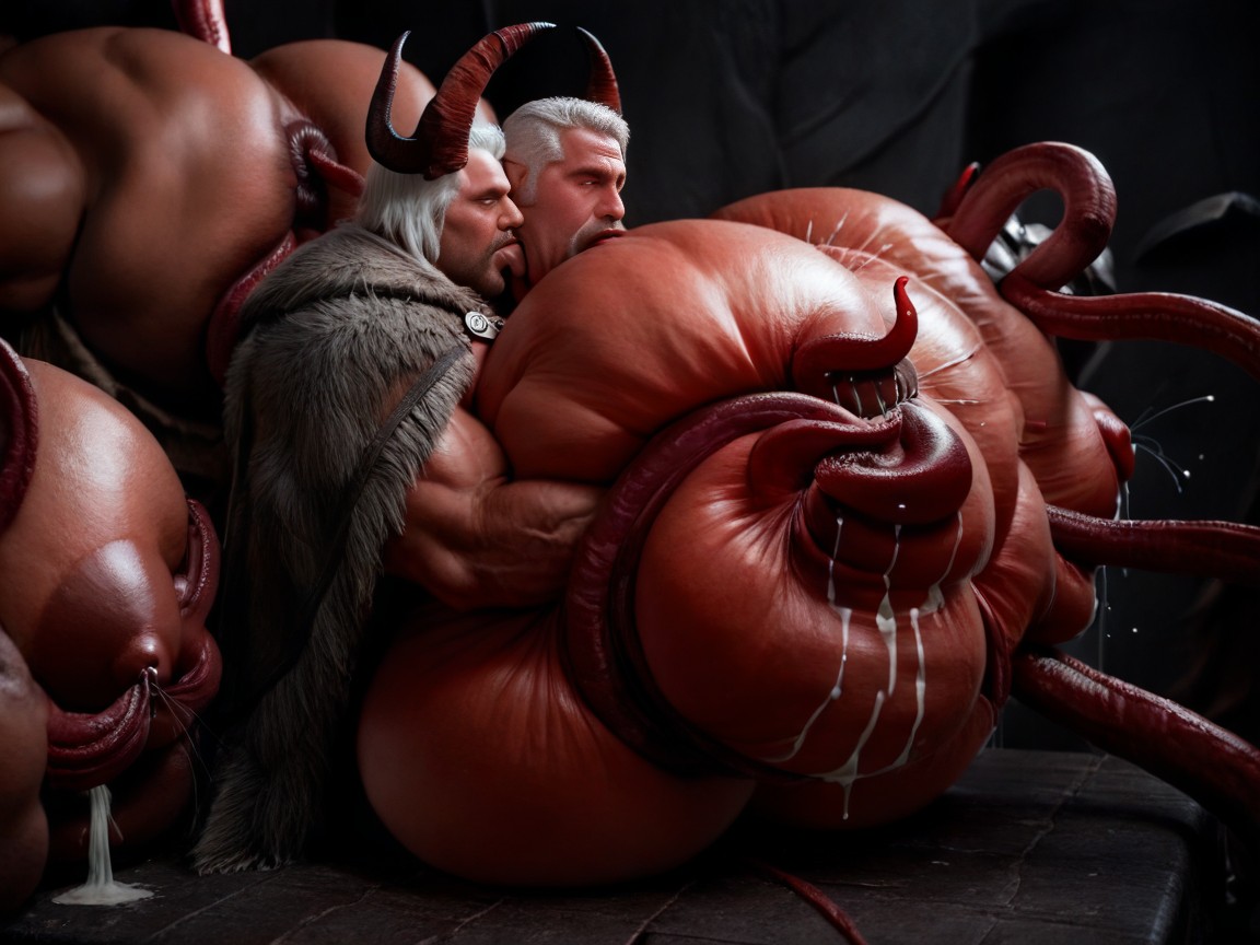 18+, Oversized Muscles, Gigantic AI Gay Porn