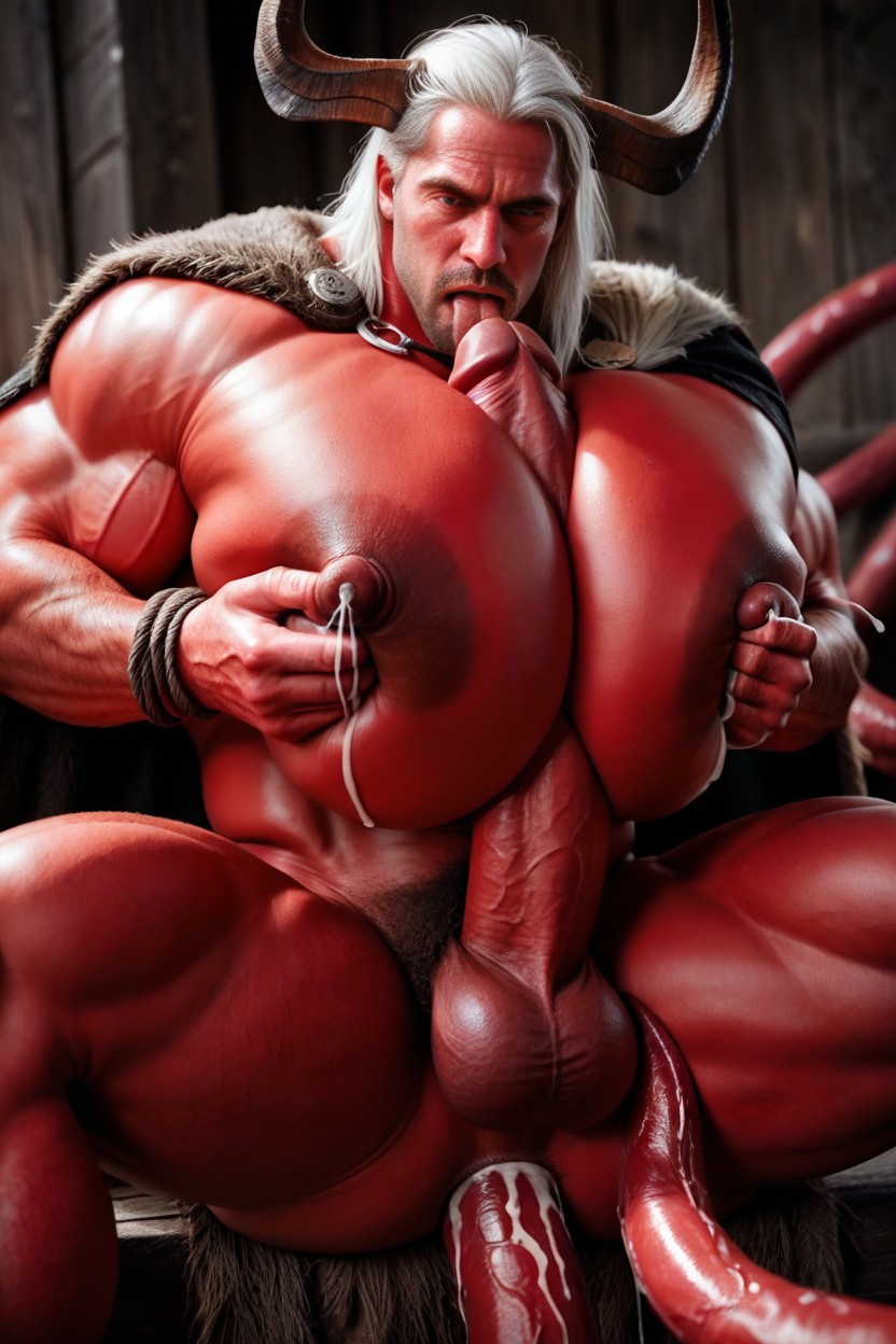 Tentacles, Orgasm, Lactation AI Gay Porn