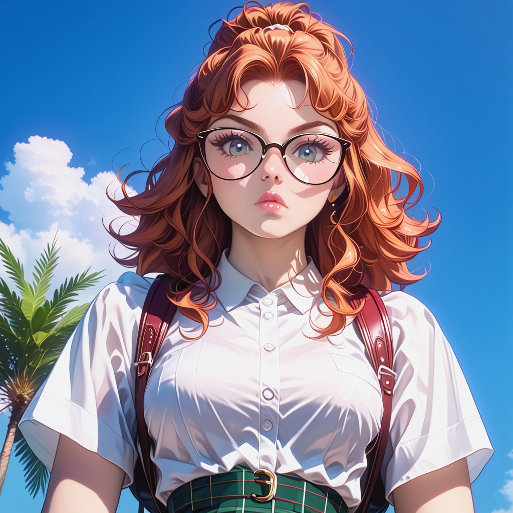 Retro Art Style, Ultra Photo Detailed, Huge Eyes AI 포르노
