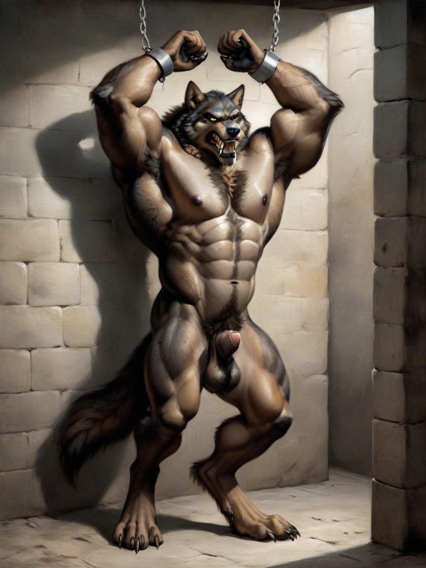 Thick Pubic Hair, 1 Person, 18+ Furry AI Porn