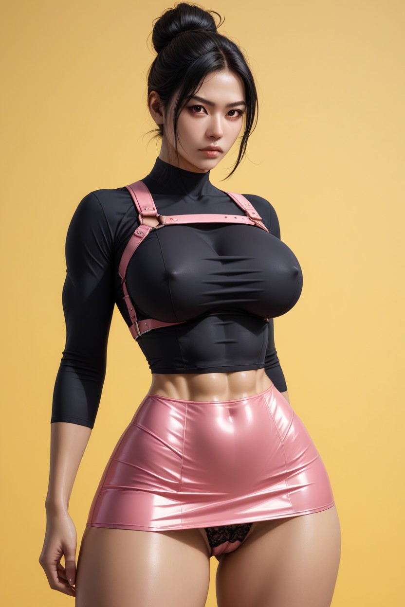 Squeezing Breasts, Cleavage, Bubble Butt AI Porn