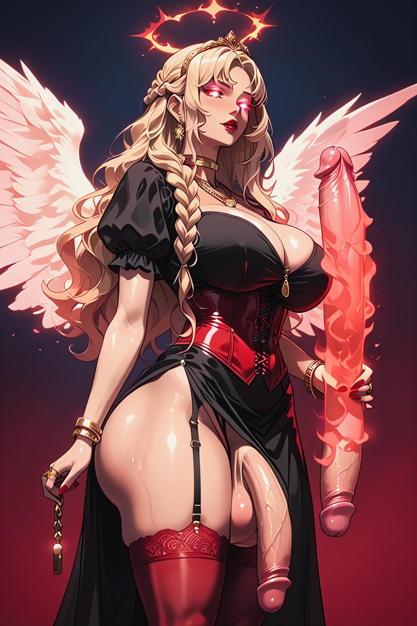 Diadem, Futanari, Long Hair Shemale AI Porn