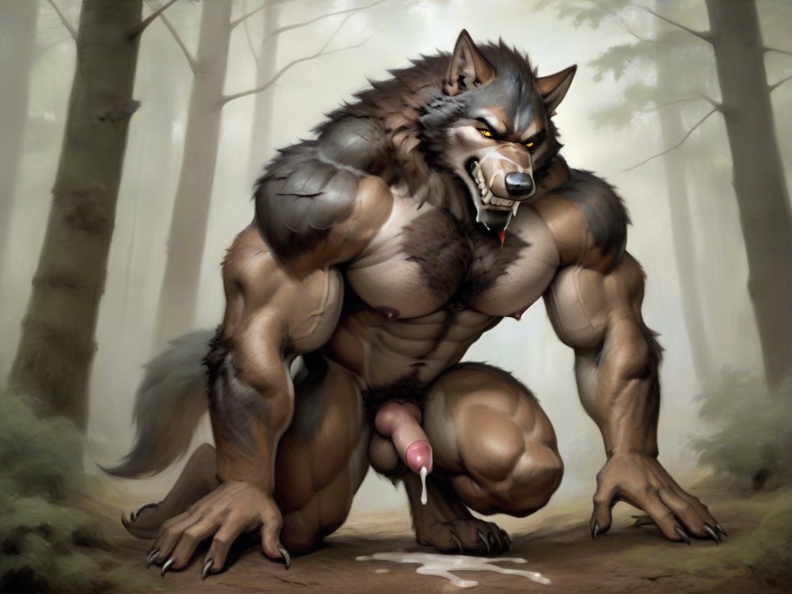 Side View, 18+, Small Furry AI Porn